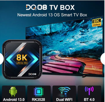 z28 Pro TV Box 8K Android WIFI 64GB+RAM 4GB - MAGIS TV ILIMITADO - Control con Comando de Voz